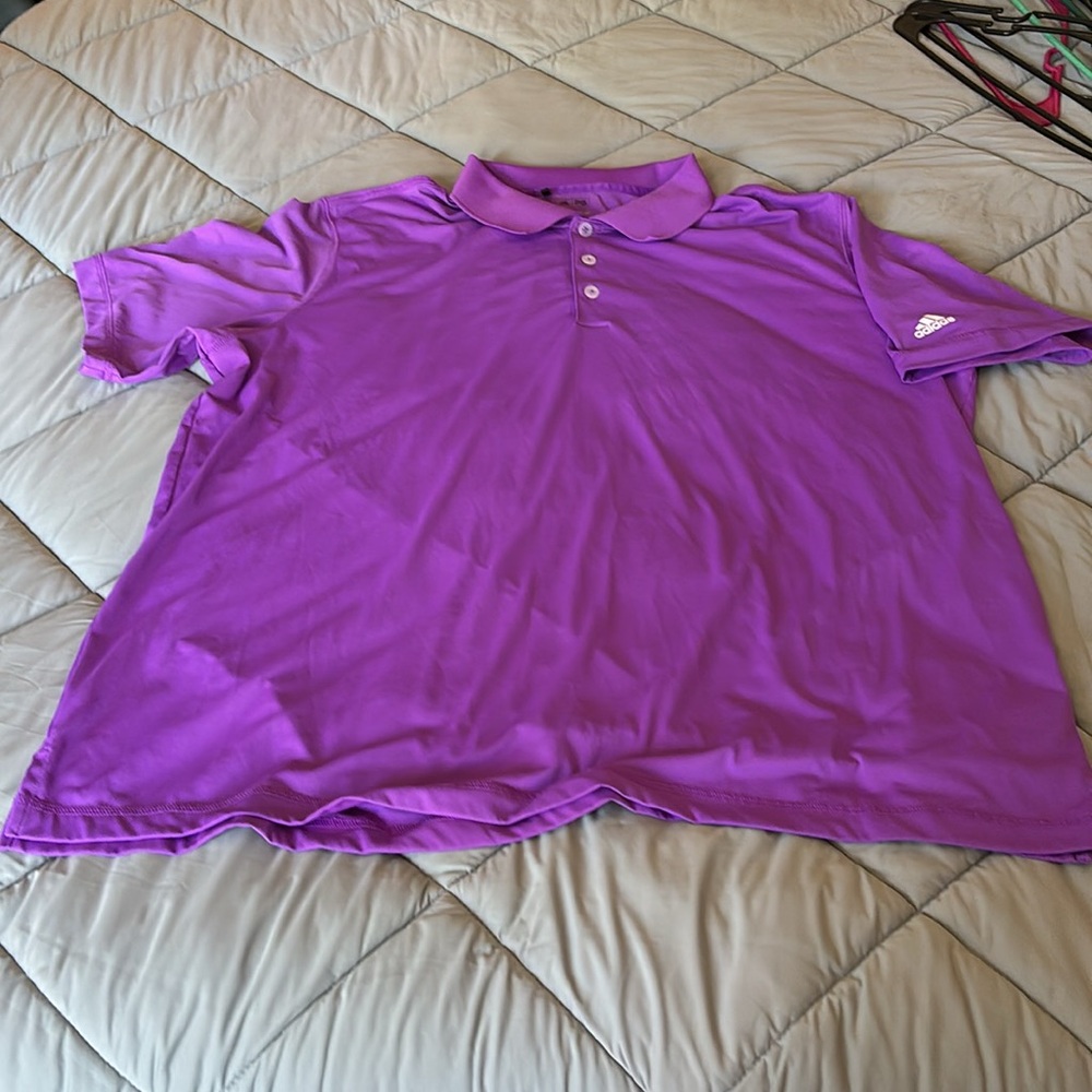 Adidas Purple Polo